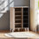 Yvette Chemeka 24 Pair Shoe Storage Cabinet two-tone finish, 40.71'' H X 29.41'' W X 13.5'' D