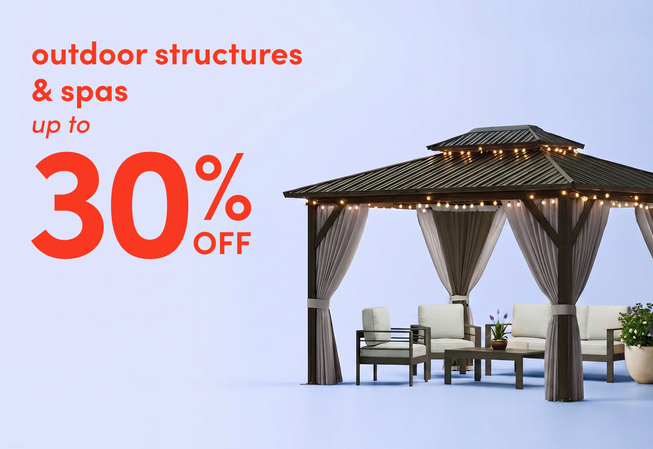outdoor structure & spa deals