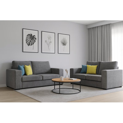 Berthella 5 Seater Fabric Sofa