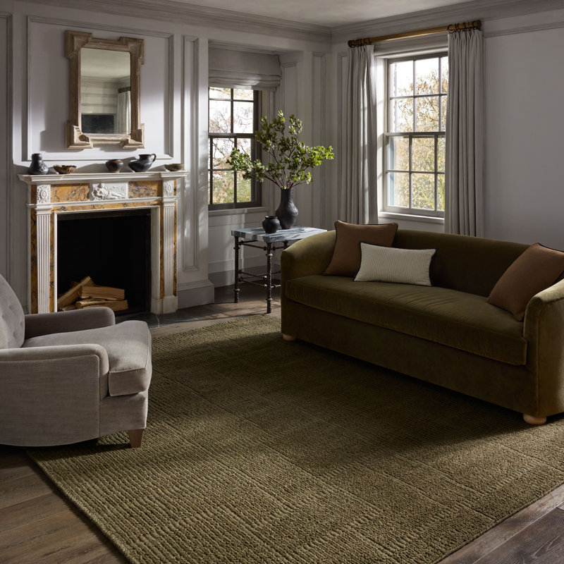 Jeremiah Brent x Loloi Greenwich Sage Area Rug, Rectangle 4' x 6'