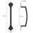 Matte Black Steel Handle/Pull