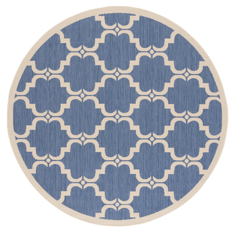 Sayde Performance Geometric Rug, Round 7'1