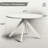 47.2" Solid Wood Round Dining Kitchen Table For 4-6 People With Intersecting Pedestal Base-98405875-98405878
