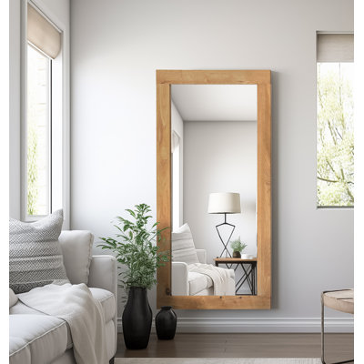 Frazier Solid Wood Rectangle Mirror