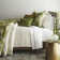 Majorelle Embroidered Throw Blanket
