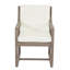 Ensemble de chaises de patio d'extérieur en bois d'acacia de style Mid-Century avec coussins amovibles en polyester résistant à l'eau