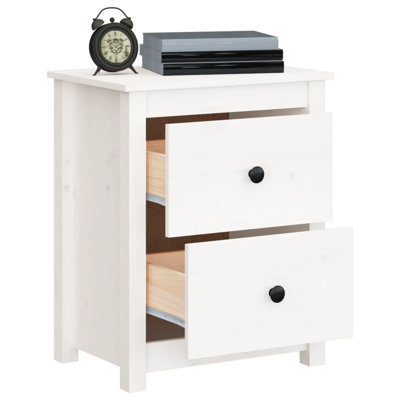 Guthbiorn 50cm W Solid Wood Bedside Table