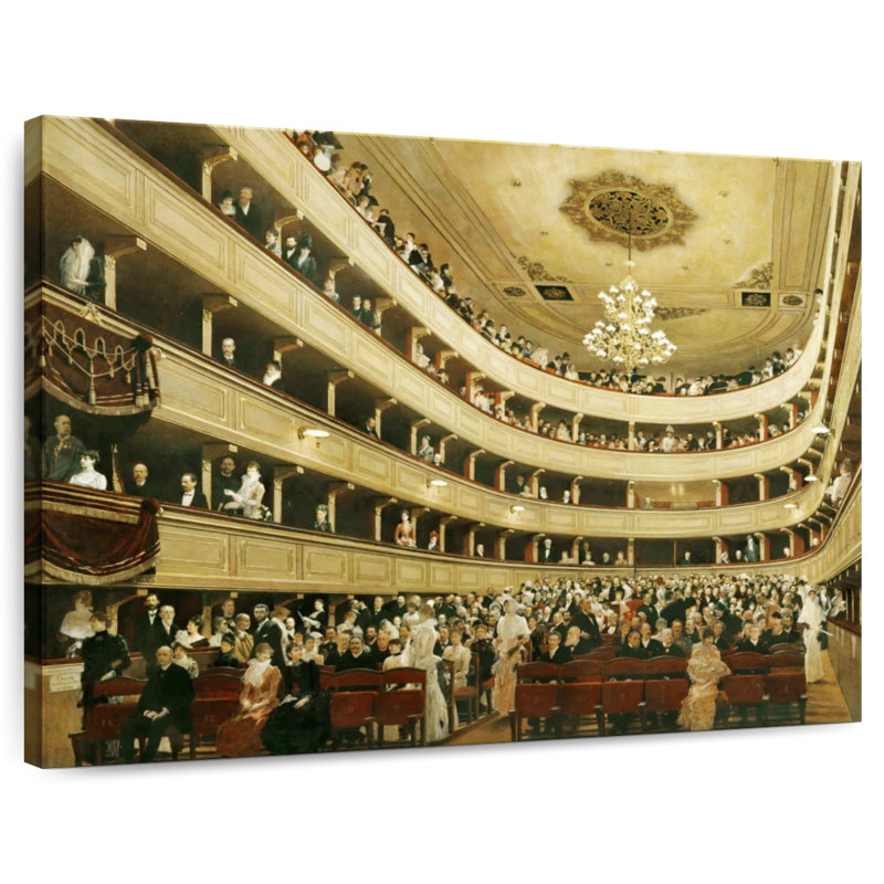 Salle de spectacle à l'Altes Burgtheater, H 8 po x l 10 po