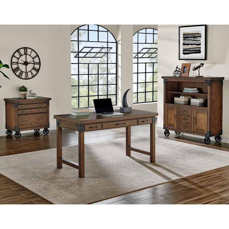 Monico Computer Desk with Power Outlet