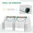 Outsunny 6' X 3' X 3' Portable Greenhouse, Garden Green House With 2 PE/Plastic Covers, Steel Frame And 2 Roll Up Windows, Clear-128815085