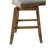 5-Piece Counter-Height Round Dining Set with Slat-Back Chairs, Brown-888957950