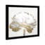 «Gold and Light Floral II» blanc - peinture encadrée sur papier-68785470-68785465