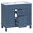 Deshonte Bathroom Vanity with Top Sink Modern Bathroom Storage Cabinet with 2 Doors and 2 Drawers-794181830