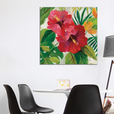 Tropical Jewels I, Detail by Silvia Vassileva - Wrapped Canvas Print