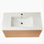 Meuble-lavabo mural simple 36 po avec lavabo en céramique