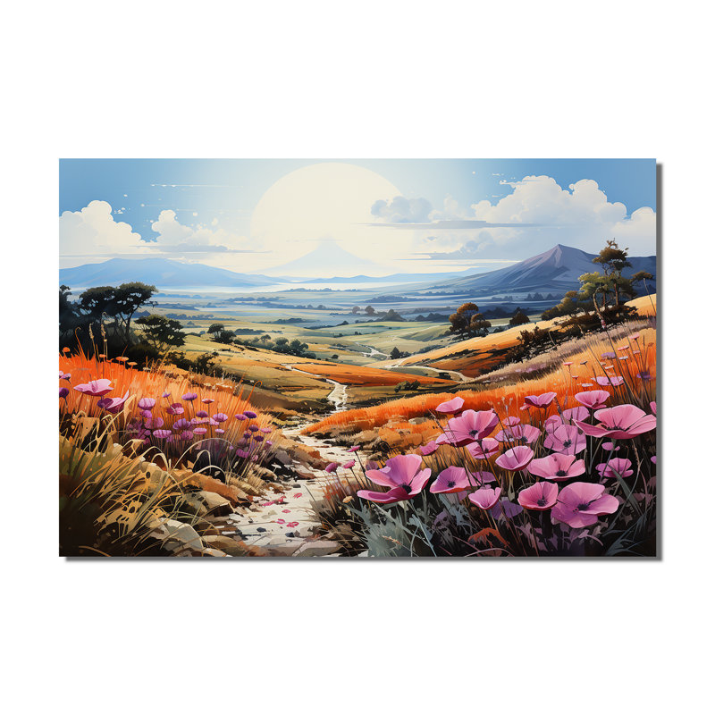 Vietnam Da Lat Flower Fields II - Vietnam, art mural sur toile