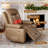 Adjustable Reclining Chair for Elderly with Cup Holders, Side Pockets, and USB Port-126936736