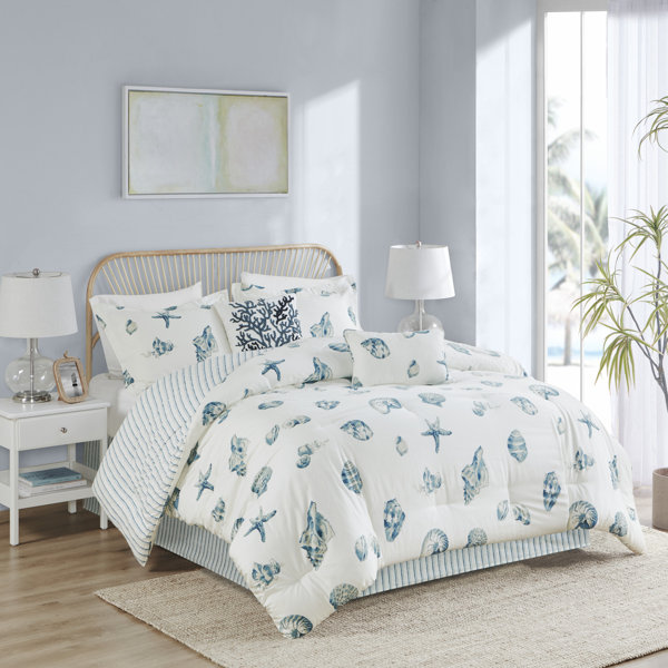 Harbor House Beach House Coastal Cotton Twill Comforter & Reviews | Wayfair