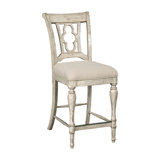 Stewarton 25'' H Linen Upholstered Side Chair