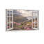 Paysage et nature Paysage de montagne avec fleurs et vue sur l'océan-454336784