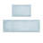 100% Cotton Tufted 3000 GSM Reversible Bath Rug  24X72"-866352613