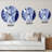 Dark Blue Liquid Art Waves - Modern Wall Clock-881306480