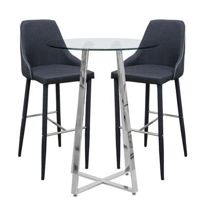 Spacek Dining Set with 2 Chairs