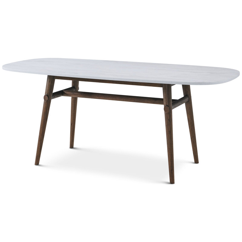 Madrid/WRC Dining Table, Brown, 30" H x 70.87" L x 35.43" W