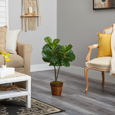 33 " H Faux Fiddle Leaf Fig Tree