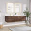 Meuble-lavabo double 72 po avec plateau Cristo-791218789