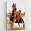 «Harness Race» par Maurice Bower, reproduction sur toile tendue-15060422