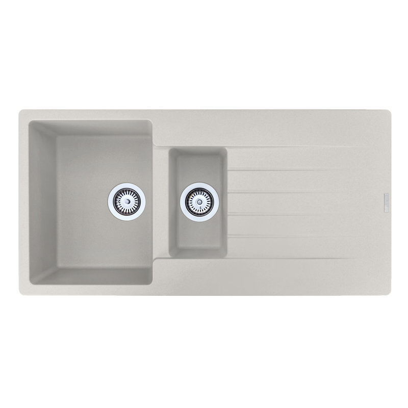 Harlem 1.5 Bowl Inset Kitchen Sink, Caffe Silvery