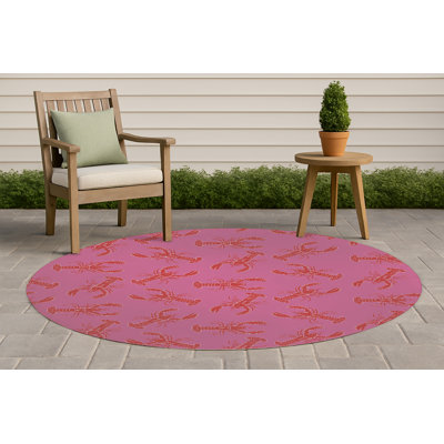 Tapis d'extérieur décoratif homard