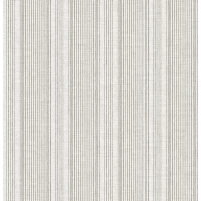 Ayanna Light Green Striped Wallpaper