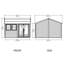 Garden Studio 12 x 12 Ft. Summer House-2107854073