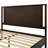 Ethan Solid Wood Platform Bed with Headboard, Rustic Bed Frame-665549506-652529524