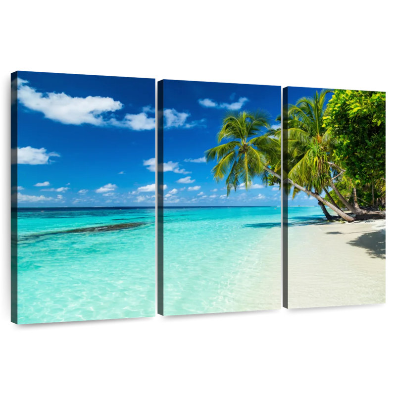 Gillard Coastal Coconut Palms, 42" H x 65" W