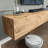 Colima Modern Floating TV Stand Up to 80" TVs, Wall-Mounted Media Console with Storage, Light Brown-1016593865