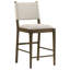 Chaise d'appoint de comptoir rembourrée (ensemble de 2)