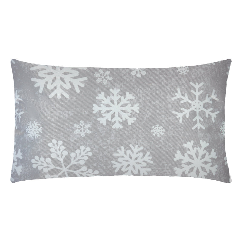 Housse de coussin rectangulaire, Gris