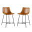 Tabouret de comptoir en similicuir Aobh-1339784389