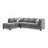 Malone Sectional ( 3 Boxes) , GRAY-1317667268