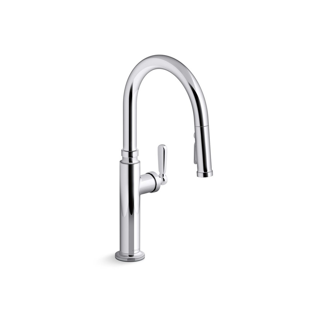 Edalyn by Studio McGee Pull-Down Kitchen Sink Faucet with Three-Function Sprayhead Kohler 