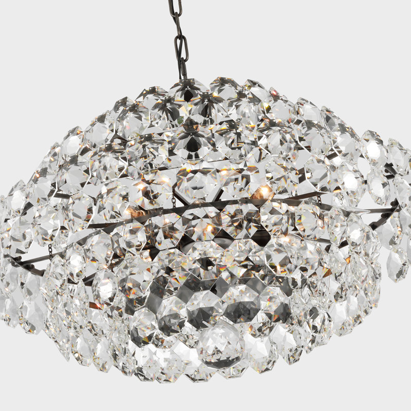 Sanger 12 - Light Chandelier, Bronze