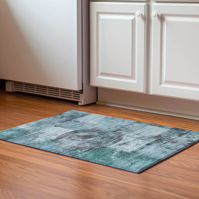 Premium Machine Washable Farolt AMF1905 Global Rug