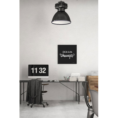 Changes Textual Art on Canvas