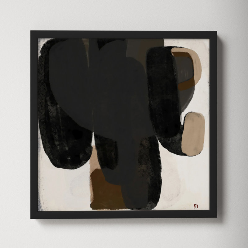 Abstract #2 by StudioM - Single Picture Frame Print, Black, 16" H x 16" W x 1.25" D