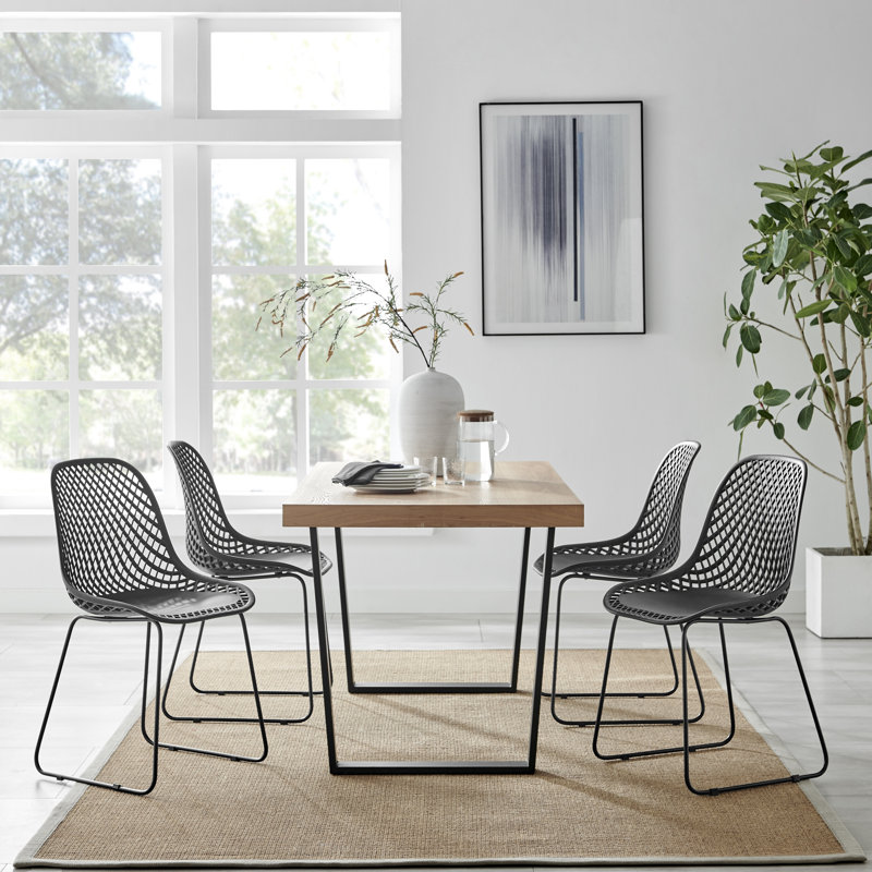 Ensemble de chaises de salle à manger Bari, Noir