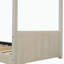 Lit simple en bois et velours, beige-300182086-300182080