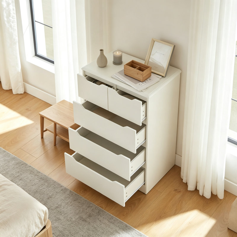 60 cm W Chest of 5 Drawers